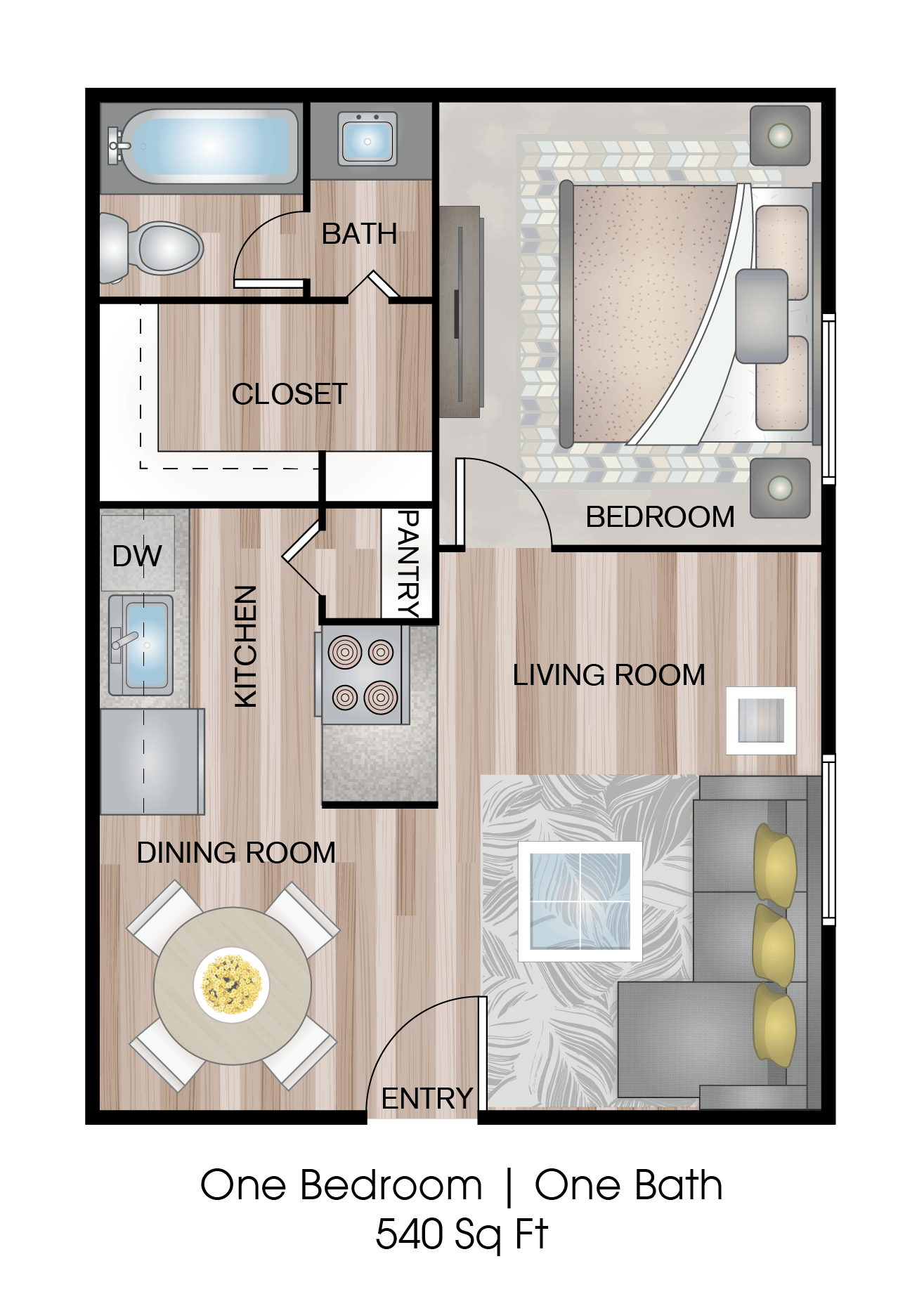 a floor plan of a small room with a bathroom and a living room